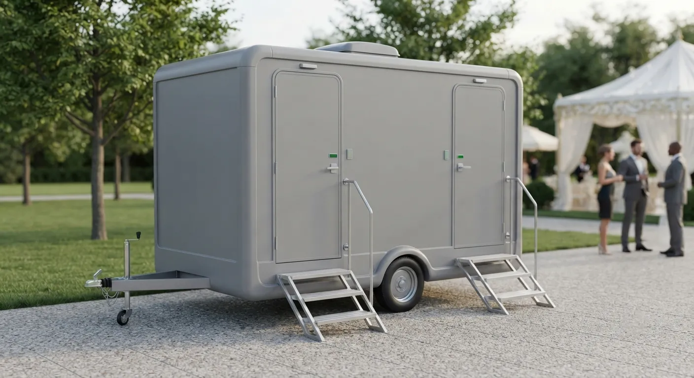 2 Stall Restroom Trailer in Sioux Falls, SD