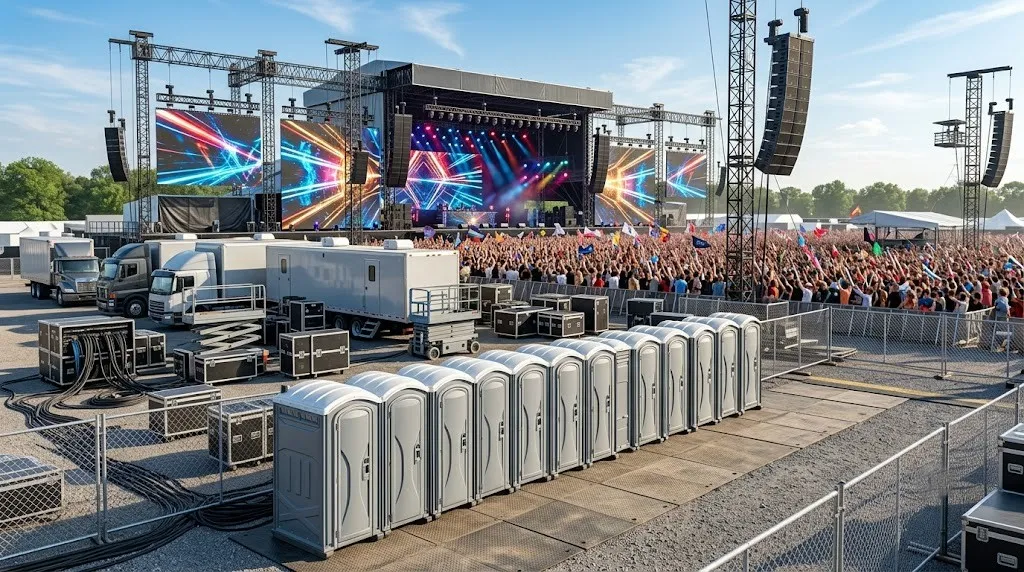 Concert Restroom Rental in Sioux Falls, SD