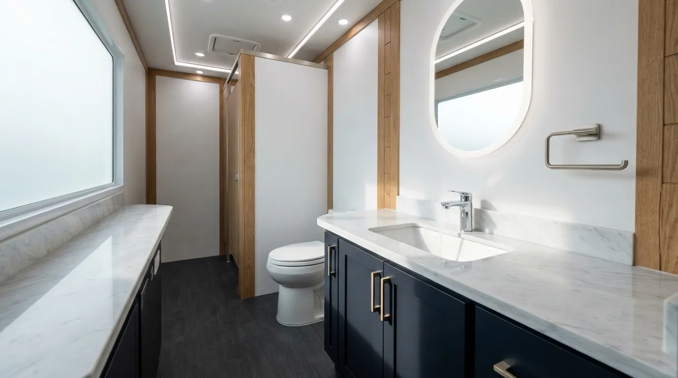 Luxury Restroom Trailer in Sioux Falls, SD