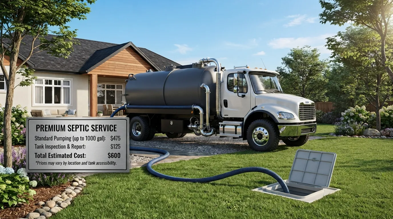 Septic Tank Pumping Cost in Sioux Falls, SD